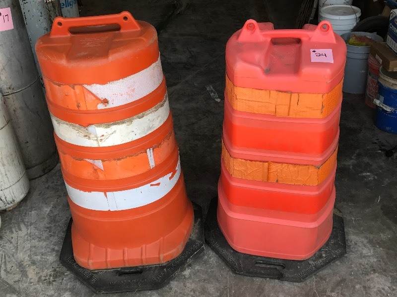lot 24 image: (2) Safety Barrels
