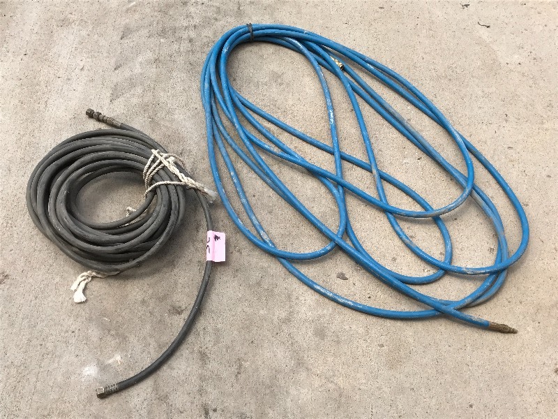 lot 35 image: Lot Of (2) Hoses (1) 50ft Air Hose...
