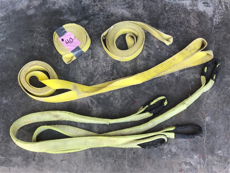 lot 40 image: Lot Of (5) Lifting Straps ...
