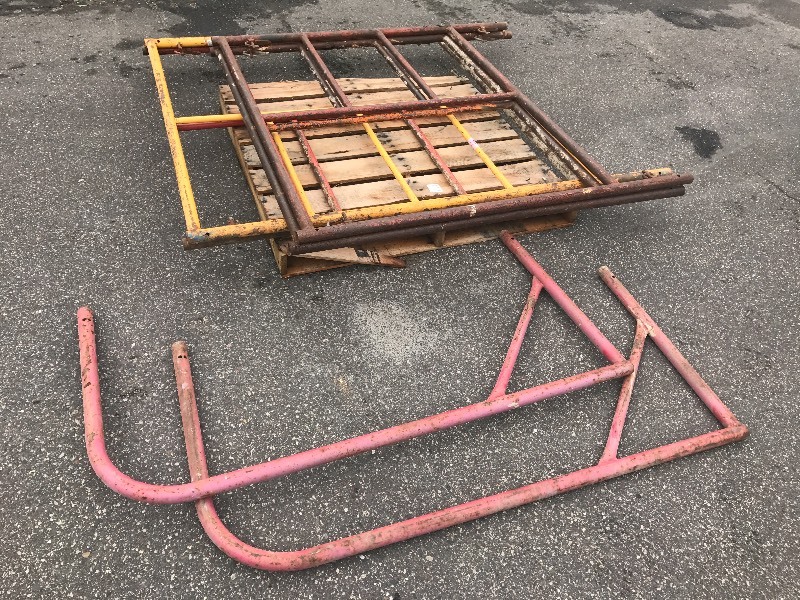 lot 66 image: Lot Of (2) Safety Rails, (2) 6ft S...