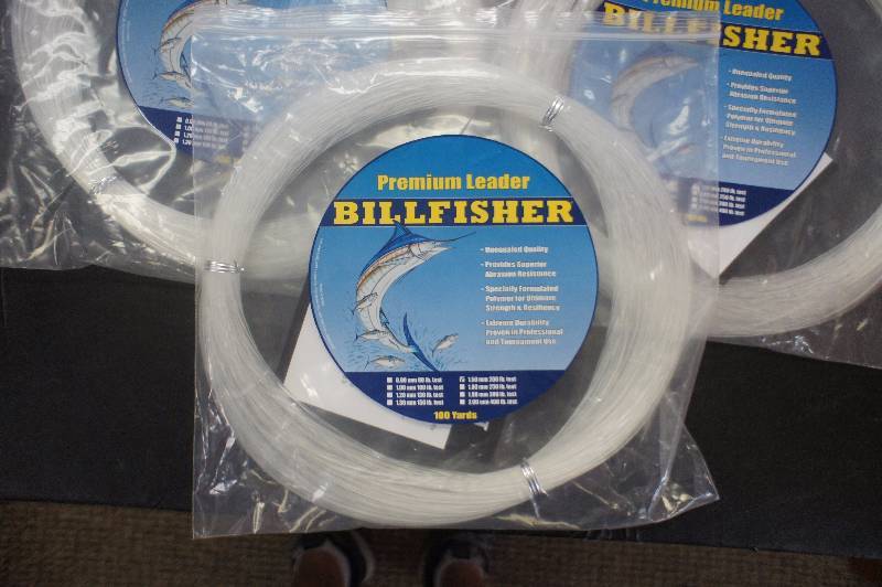 lot 73 image: Lot of (5) Packages of 100 -Yard - 1.50 MM - 200 LB Fishing Test