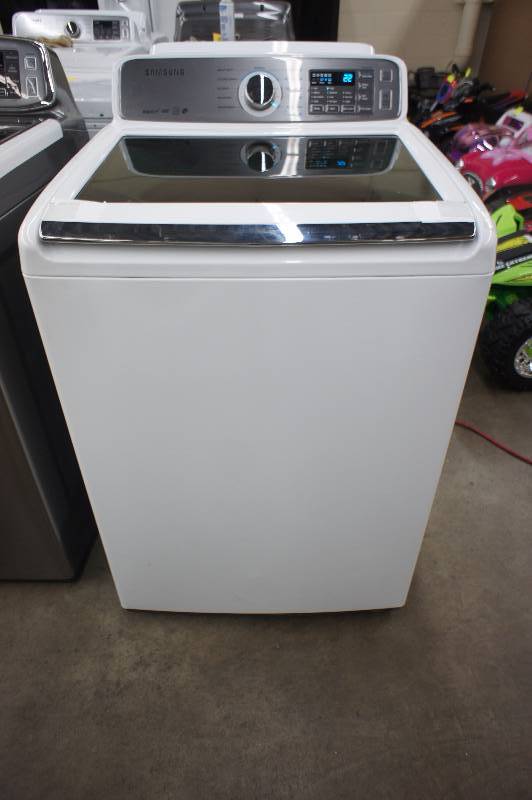 New Scratch and Dent Samsung Model (WA48H7400AW) 4.8 cu. ft. Top