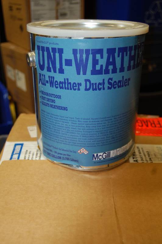 Uni-Weather Duct Sealer-4 Gallons