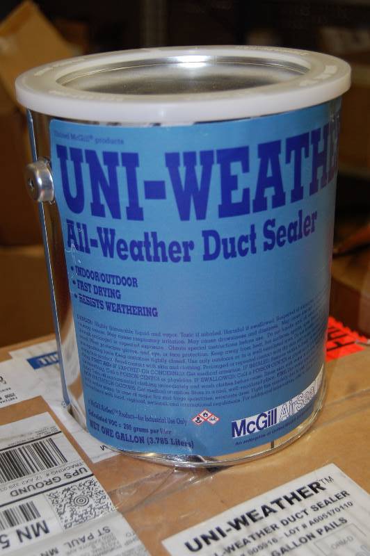 Uni-Weather Duct Sealer-4 Gallons