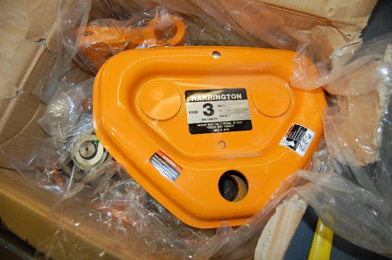 Harrington PT Push Trolley PTF2030 - 2-12 - 3 Ton, Flange Adjustability 3.23 to 6.02