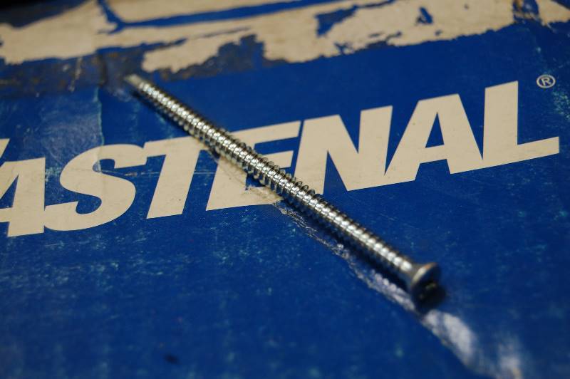 #8-18 x 3 Phillips Trim Head Zinc Finish #2 Point Steel Self-Drilling Screw