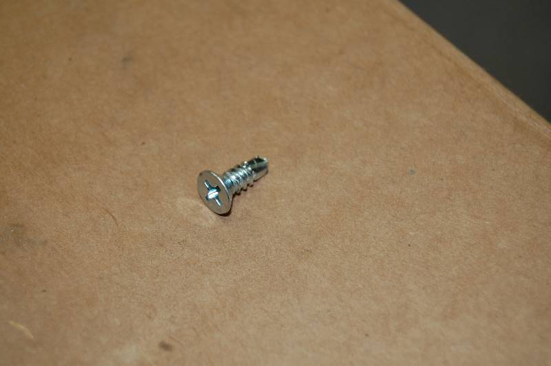 #8-18 x 12 Phillips Drive Flat Head Zinc Finish #2 Point Steel Self-Drilling Screw
