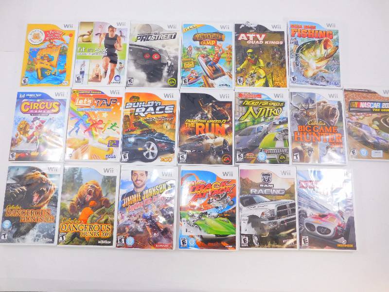 lot 30 image: Lot of Nintendo wii games