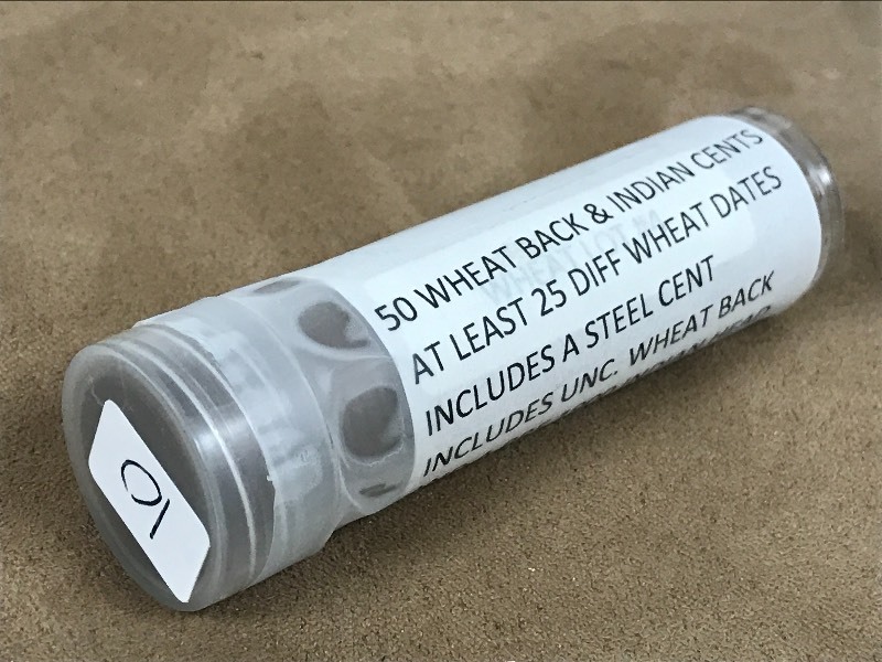(1) Roll Of (50) Wheat & Indian Cen...