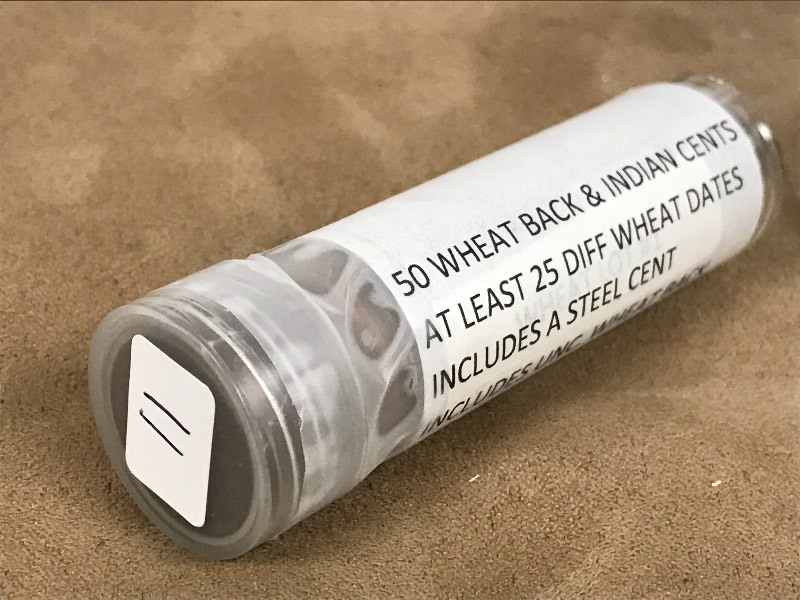(1) Roll Of (50) Wheat & Indian Cen...