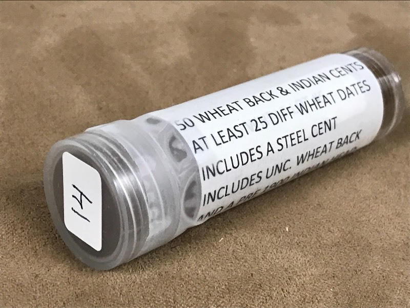 (1) Roll Of (50) Wheat & Indian Cen...