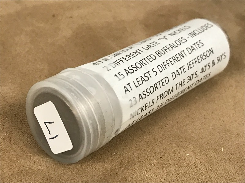 (1) Roll Of (40) Nickels At Least 5...