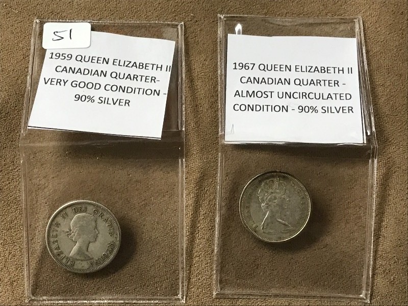 Lot Of 1959 & 1967 Queen Elizabeth...