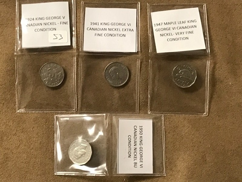 Lot Of 1924 King George V Canadian...