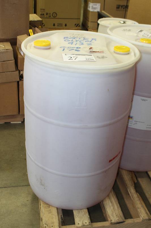 lot 27 image: Fremont Boiler Glycol 9132 in Plastic Barrel