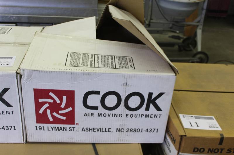 lot 15 image: Cook 18x18in. Curb Mount Relief Hood