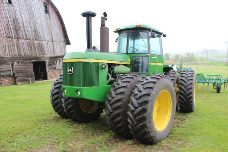 John Deere 8630 Four Drive, Dual Wheel Tractor Howard Lake Farm