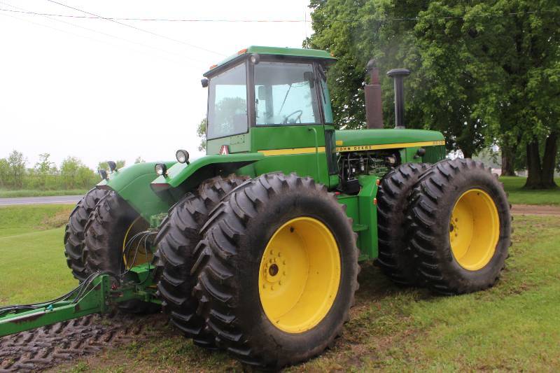 John Deere 8630 Four Drive, Dual Wheel Tractor Howard Lake Farm Equipment Liquidation KBID