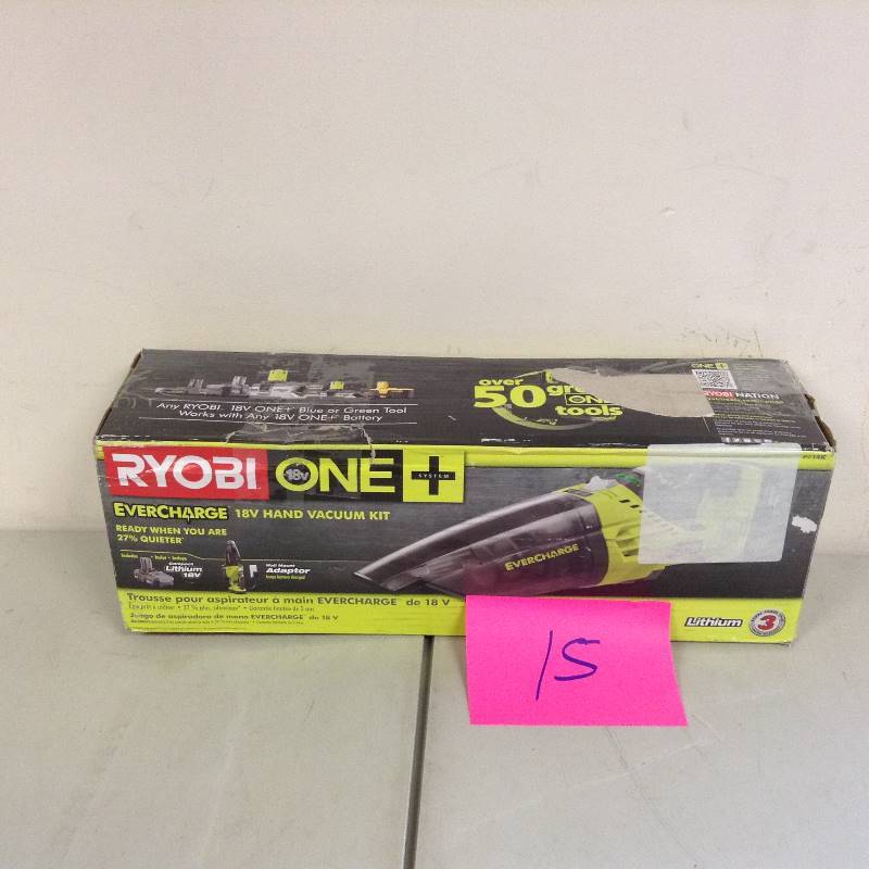 Ryobi One Evercharge 18V Hand Vacuum