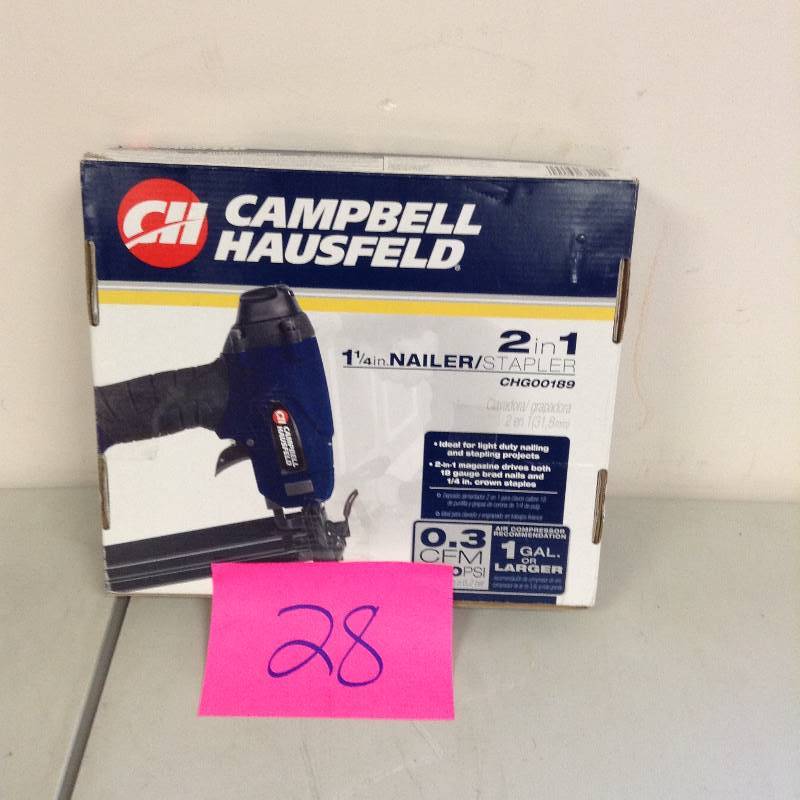 CH 1 14 in Nailer 2 in 1 Stapler