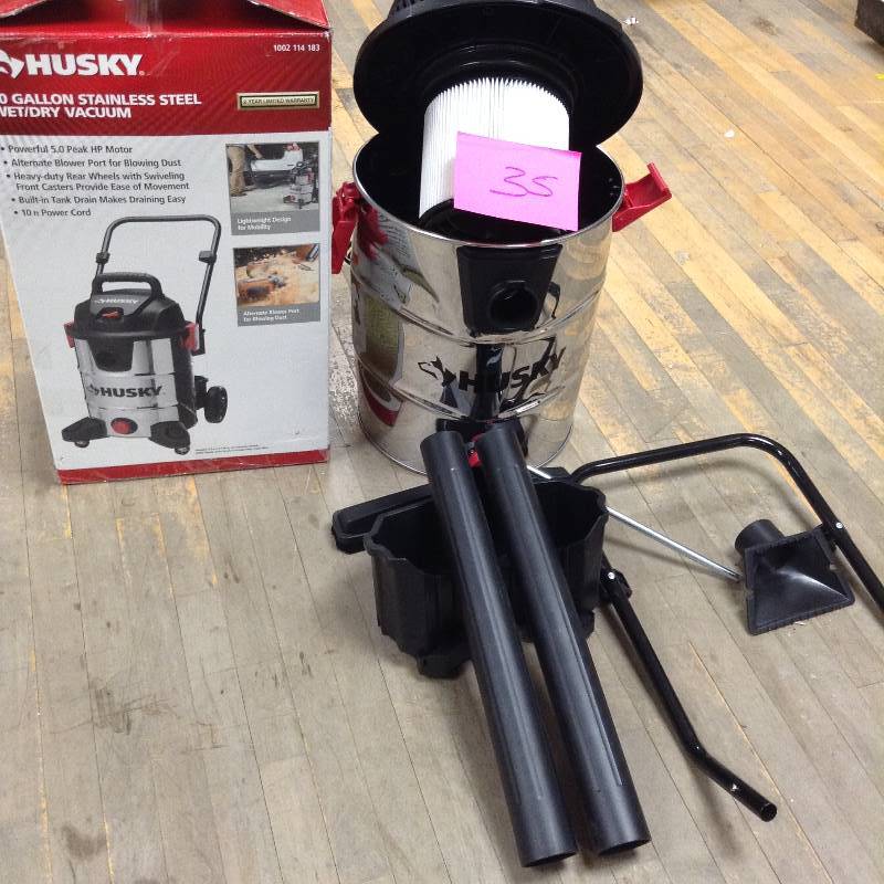Husky 10 Gal Stainkless Steel wetdry Vacuum