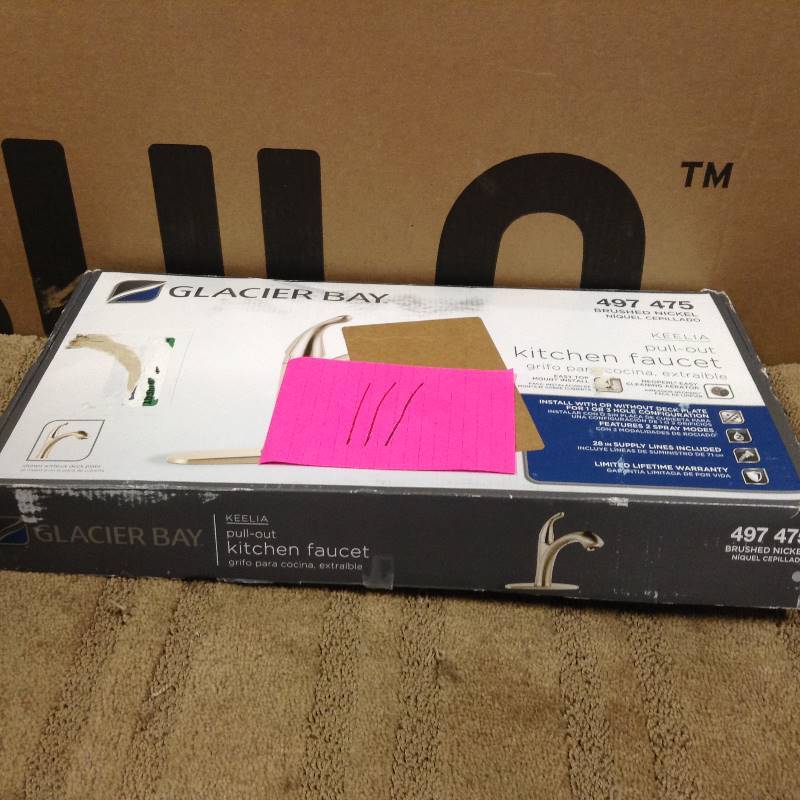 Glacier Bay Keelia Pull Out Kitchen Faucet Kx Real Deals Patio