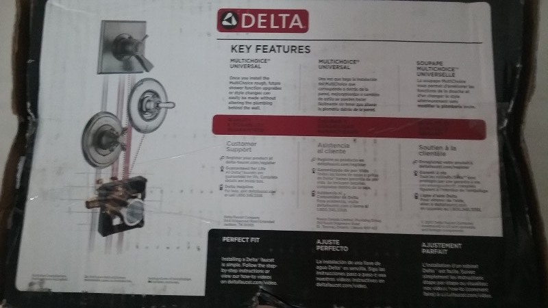 lot 23 image: Delta Classic Shower Set
