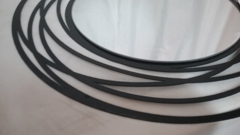 lot 54 image: Metal Wall Mirror