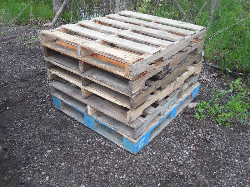 lot 99 image: (10) WOOD PALLETS NICE SHAPE