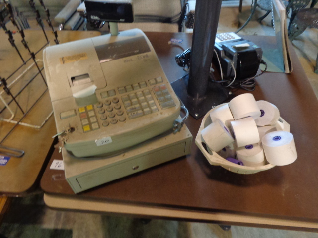 Cash Register and Chip Racks
