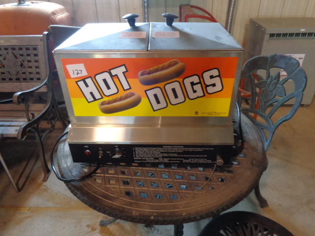 Hot Dog Cooker and Tray