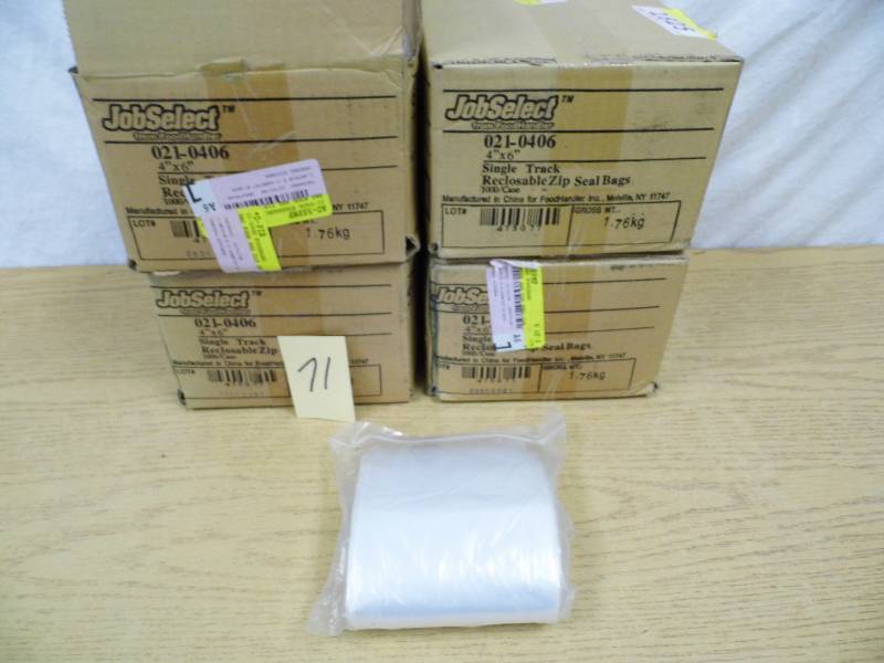 4 Cases Reclosable Bags