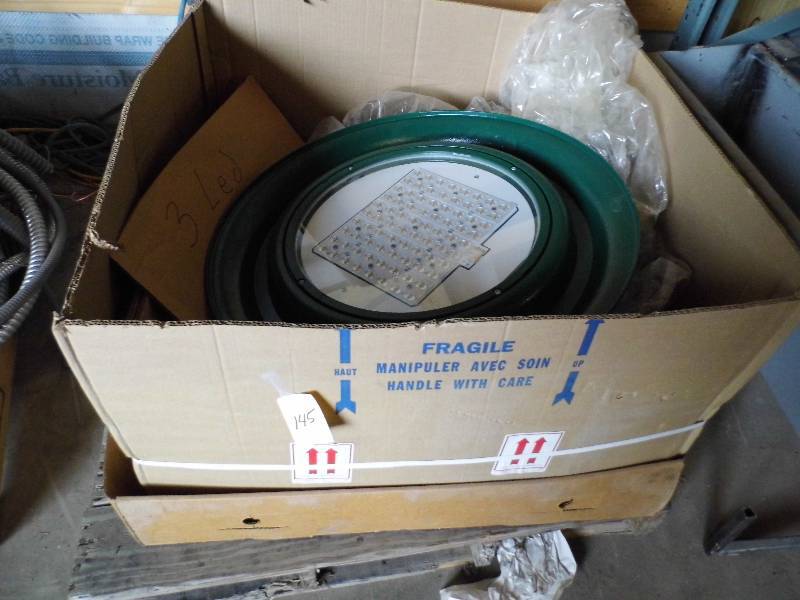 3 New LED Parking Lot Light
