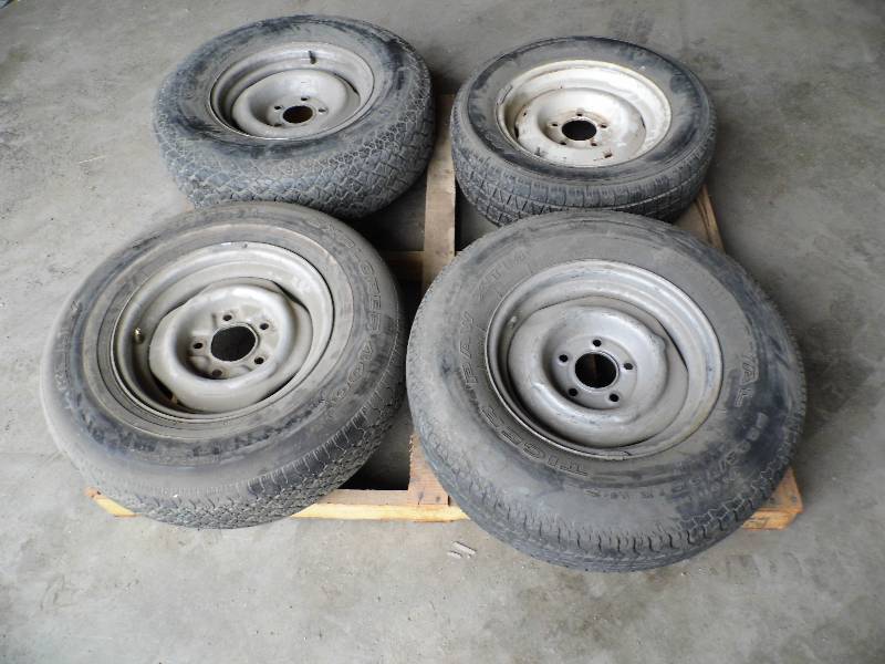 4 Assorted Tires