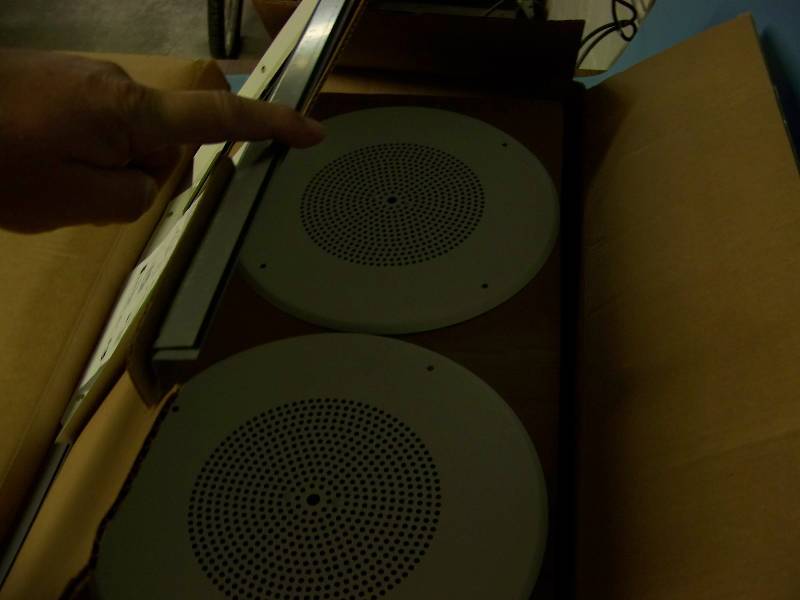 lot 30 image: New  Pair of Quam Solution 2 Pro Audio Ceiling Speakers