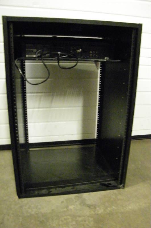 lot 54 image: Middle Atlantic Equipment Rack with Sony Combination DVD VCR