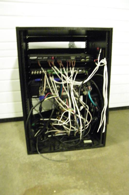 lot 58 image: Middle Atlantic Equipment Rack with GentnerClearOne, Crestron & More