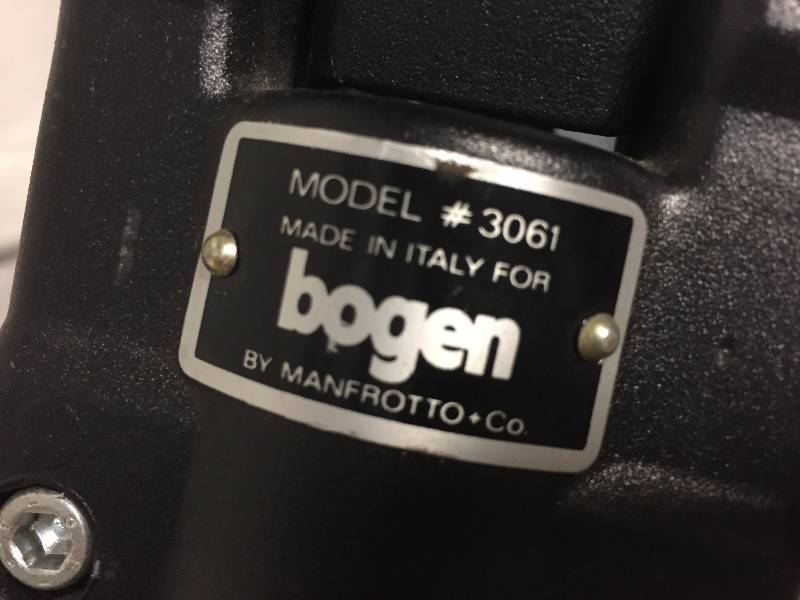 lot 79 image: Heavy-Duty BogenManfrotto Professional Video Tripod and Fluid Head