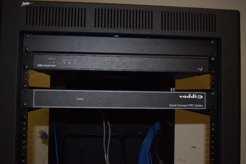 lot 98 image: Middle Atlantic WRK-3732 Audio & Video Equipment Metal Rack with Miscellaneous Components