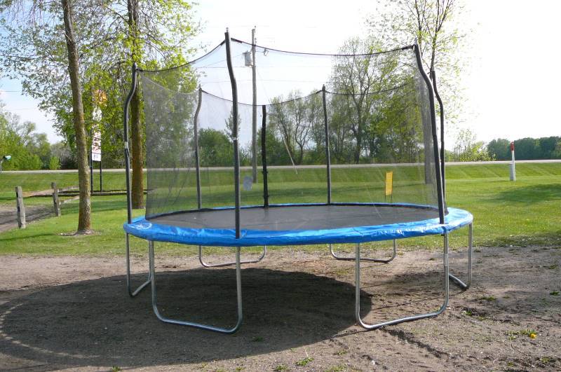 Trampoline With Net