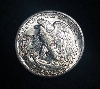 1943 D Walking Liberty Silver Half Dollar High Grade