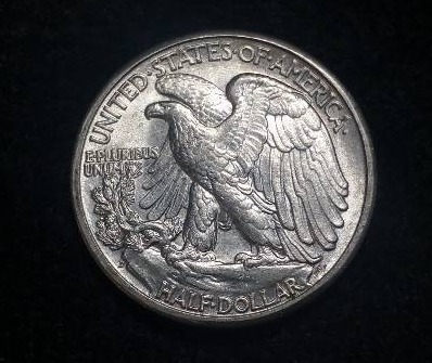 1944 D Walking Liberty Silver Half Dollar High Grade