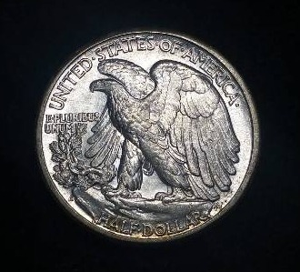 1945 P Walking Liberty Silver Half Dollar High Grade