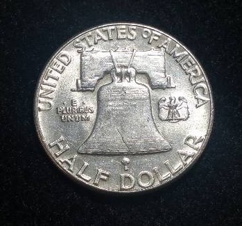 1950 P Franklin Silver Half Dollar High Grade
