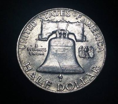 1953 D Franklin Silver Half Dollar High Grade
