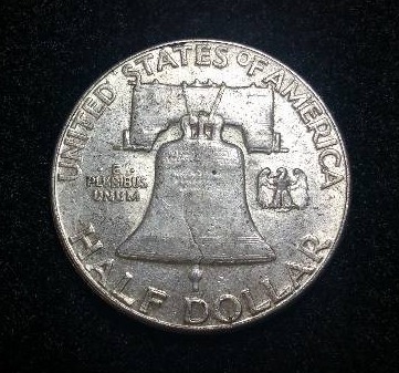 1955 P Franklin Silver Half Dollar Key Date
