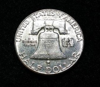 1962 P Franklin Silver Half Dollar High Grade