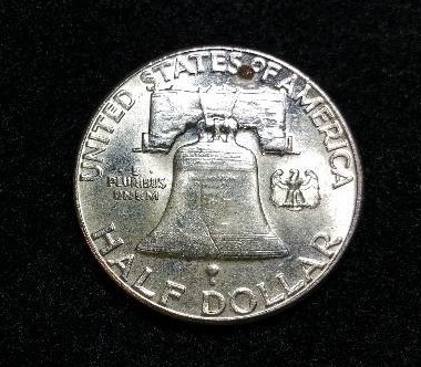 1962 P Franklin Silver Half Dollar High Grade