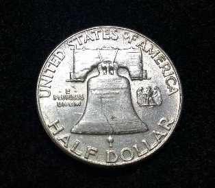 1962 P Franklin Silver Half Dollar High Grade