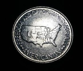 1952 George Washington Carver Silver Half Dollar